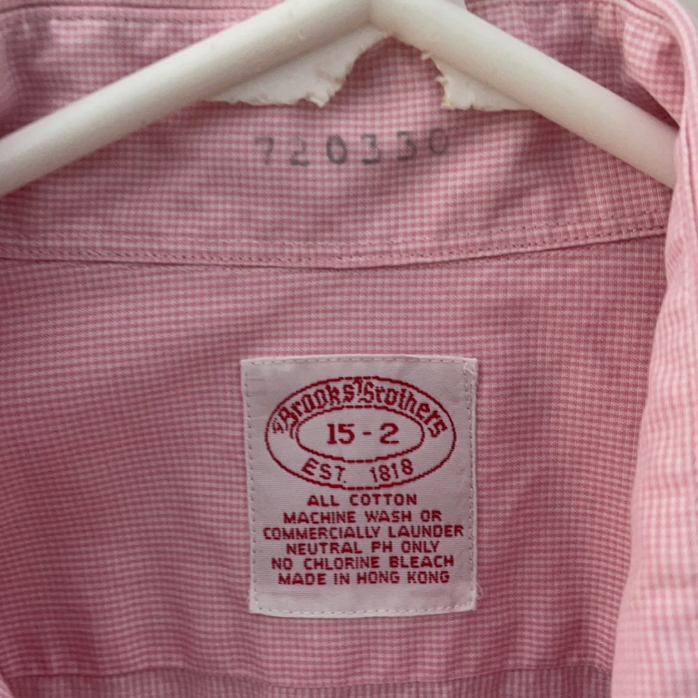 Brooks Brothers Dress Shirt Pink - 15-2 - Picture 2 of 2